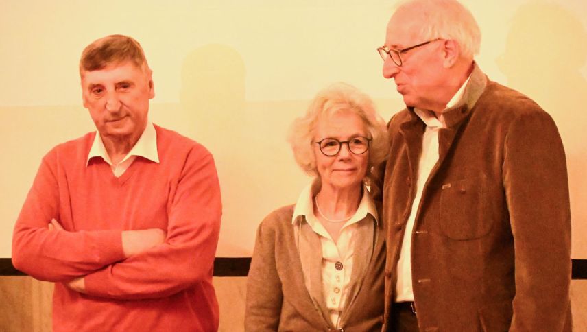 Die Protagonisten: Peter Lang, Sally und Rolf Zollinger. Foto: Reto Stifel