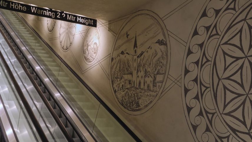 Die Rolltreppe zur Chesa Veglia. Foto: Badrutt's Palace Hotel