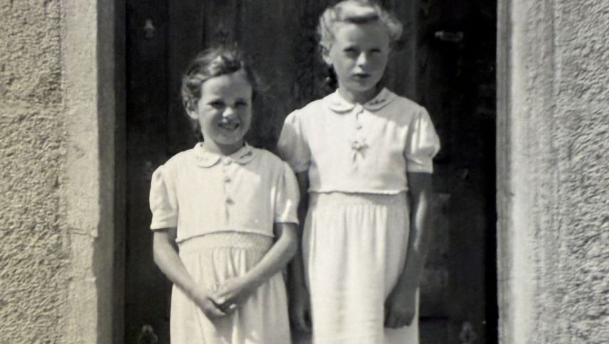 Margaritta und ihre Schwester. Foto: Familienarchiv Margaritta Salzgeber