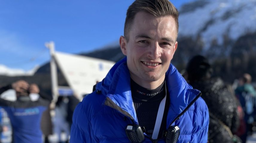 Zufriedener Rennleiter: Dennis Schiergen. Foto: Fadrina Hofmann