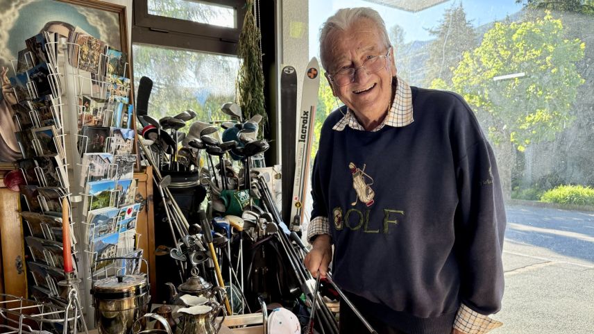Erich Jäger war ein begeisterter Golfer. Foto: Fadrina Hofmann