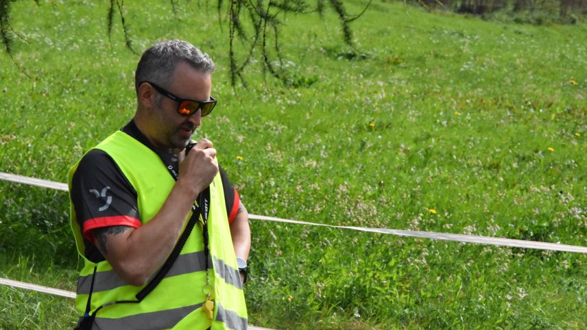 Flurin Bezzola war am Samstag letztmals OK-Co-Präsident und Rennleiter beim Nationalpark Bike-Marathon (Foto: Nicolo Bass).