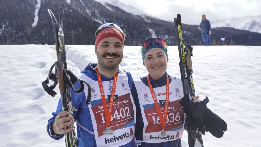 Emanuel Gossweiler und Nora Weber. Fotos: Denise Kley