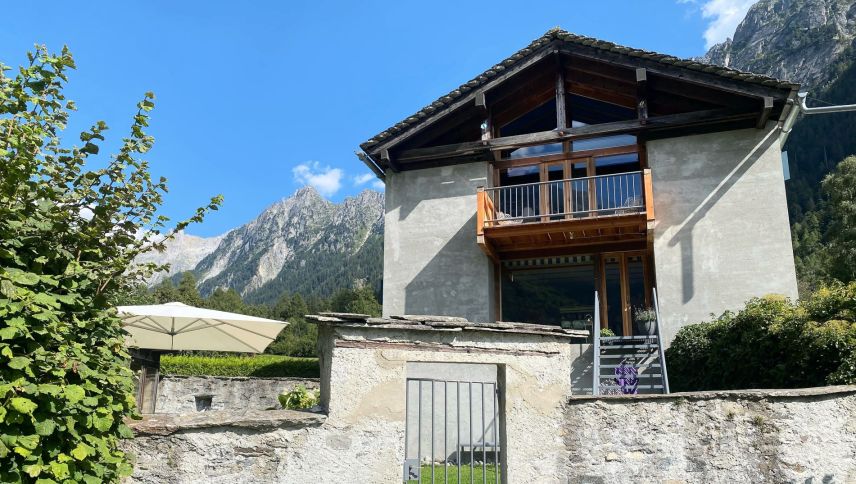 Das Haus Vogelbacher in Stampa. Foto: Eigentümerschaft