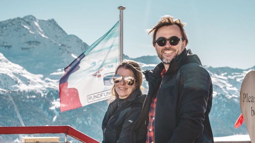 Anja und Hans Jörg Zingg verlassen das El paradiso. Foto: Benjamin Brockhoven
