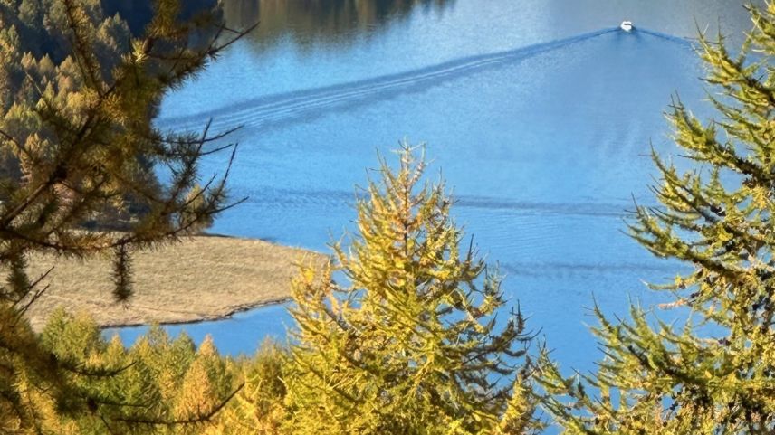 Herbst am Silsersee. Foto: Helen Heé