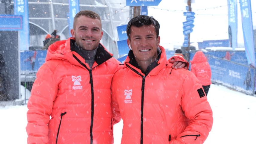 Die Gründer, Loris Moser (rechts) und Quirin Hasler (links)