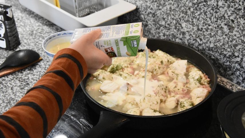 I’l stabilimaint da l’anteriura administraziun cumünala vegnan instruits actualmaing tschinch uffants cun impedimaints (fotografia: Nicolo Bass).