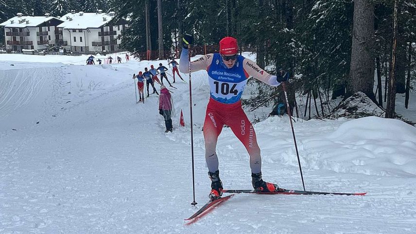 Für Niclas Steiger aus Samedan resultierte ein vierter Platz im Einzelstart. Foto: Swiss Ski