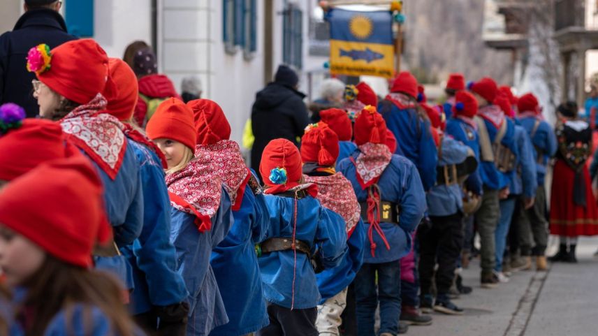 Chalandamarz in Sils. Foto: Sils Tourismus
