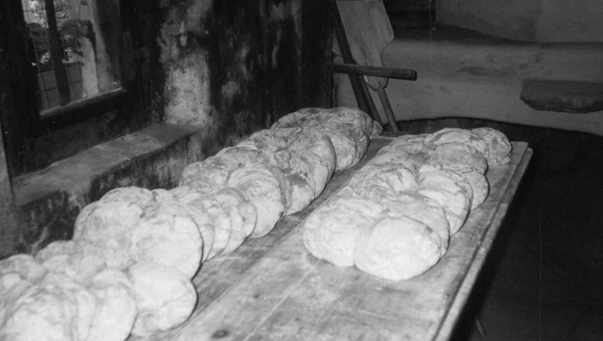 Der Backofen in Suotröven befand sich im Keller. Foto: Familienarchiv Giacometti