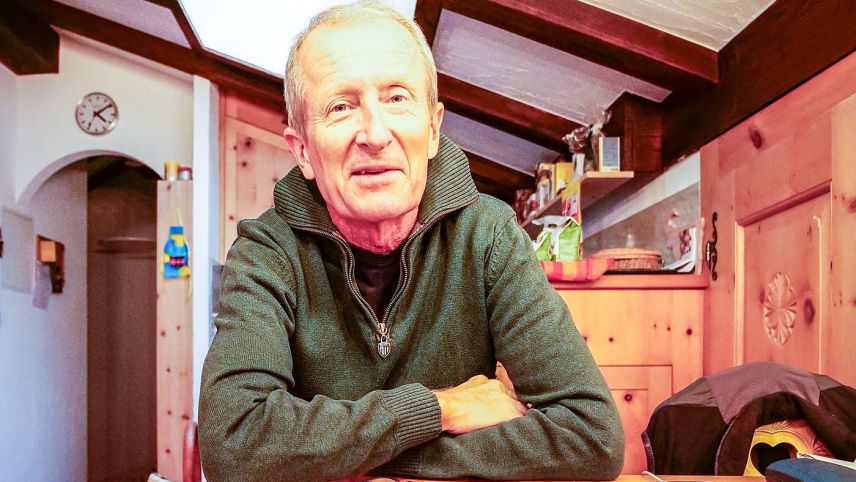 Daniel Müller, Mitte November, in Pontresina. Foto: Jon Duschletta 