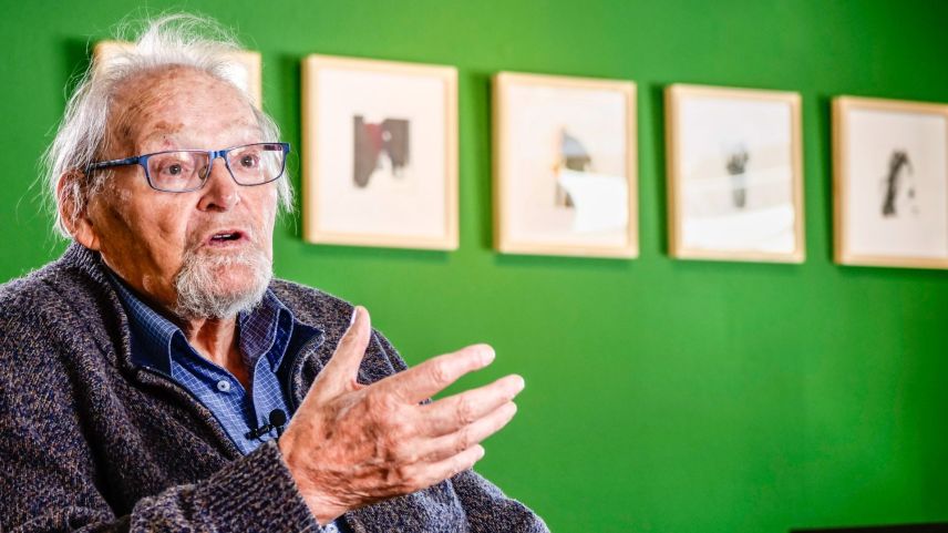 Jacques Guidon cumplischa hoz seis 90avel anniversari (fotografia: Jon Duschletta).