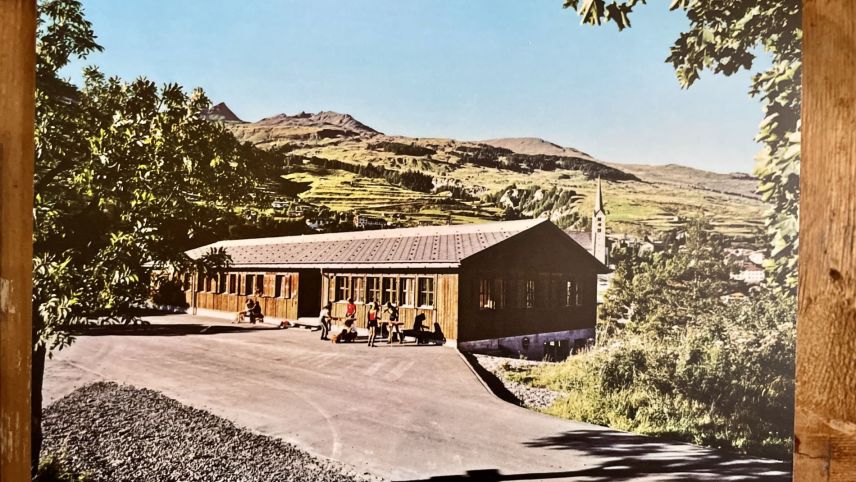 Das Ferienheim in Scuol um vor über 50 Jahren. Foto: Fadrina Hofmann