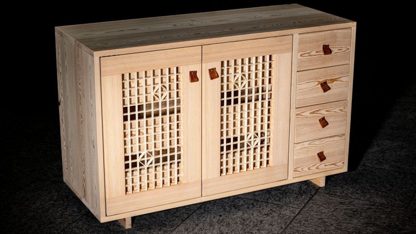 Mit diesem Möbelstück erreichte Lennard Neumüller aus Tarasp den zweiten Platz. Foto: z. Vfg