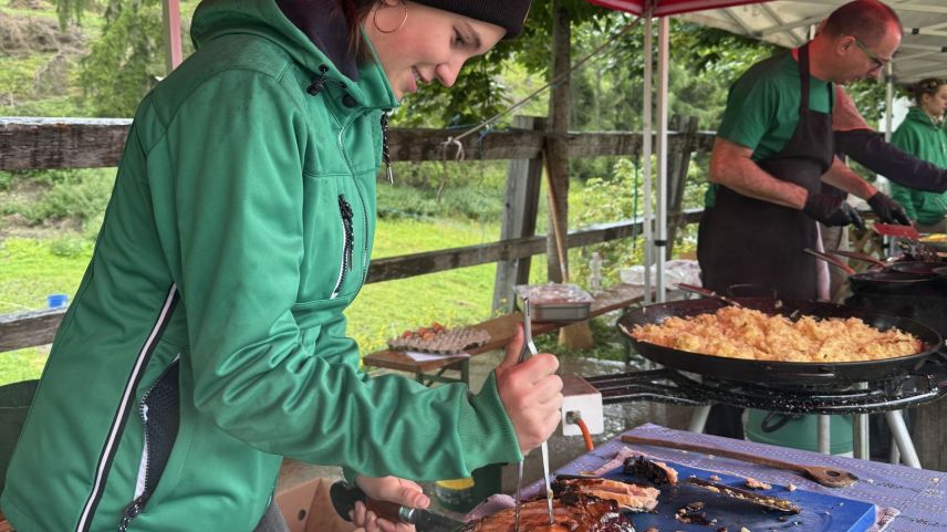 Impressionen vom 1. August-Brunch in San Jon. Foto: Fadrina Hofmann