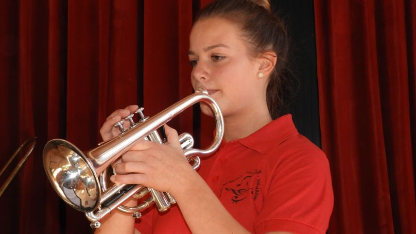 A Ftan han lö in sonda chi vain per la 13avla jada las Producziuns libras per solists ed ensembles dal district da musica 1 (fotografia: Annatina Filli).