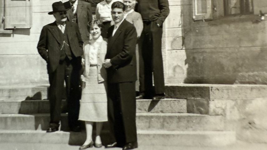 Hochzeitstag von Ulrica und Peider Guidon.  Foto: Familienarchiv Ulrica Guidon