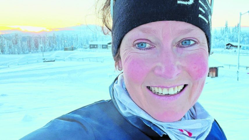 L’anteriura curridura da passlung professiunela Seraina Mischol gioda las bunas cundiziuns da naiv per fer passlung (fotografia: mad).