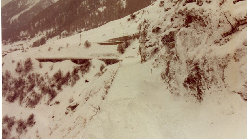 Gonda am Tag des Lawinenunglücks, dem 7. Februar 1999. Foto: Peder Caviezel
