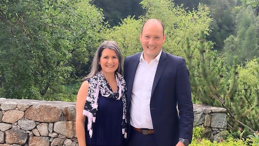 Das neue Gastgeberpaar Michael und Simone Müller-Walt. Foto: z. Vfg