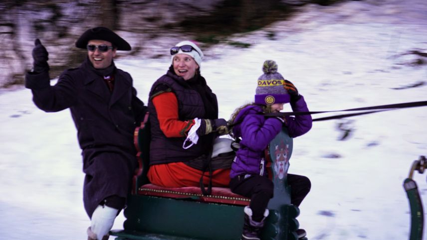 Die knapp 25-Kilometer lange Strecke führte unter anderem durch den Stazer Wald. Fotos: Denise Kley