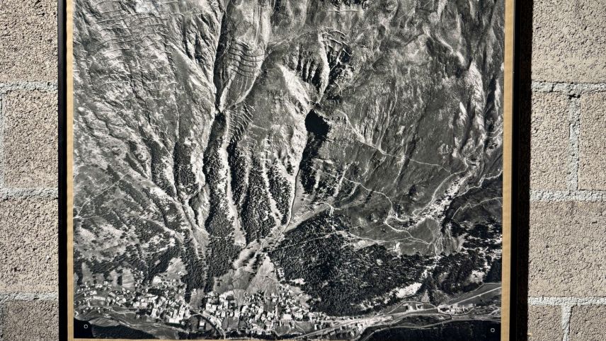 Ein Luftbild von Munt da la bescha.  Foto: Fadrina Hofmann