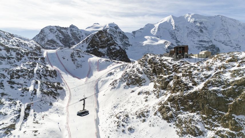 Gute Bedingungen aktuell auf der Diavolezza. Foto: Steve Hadorn