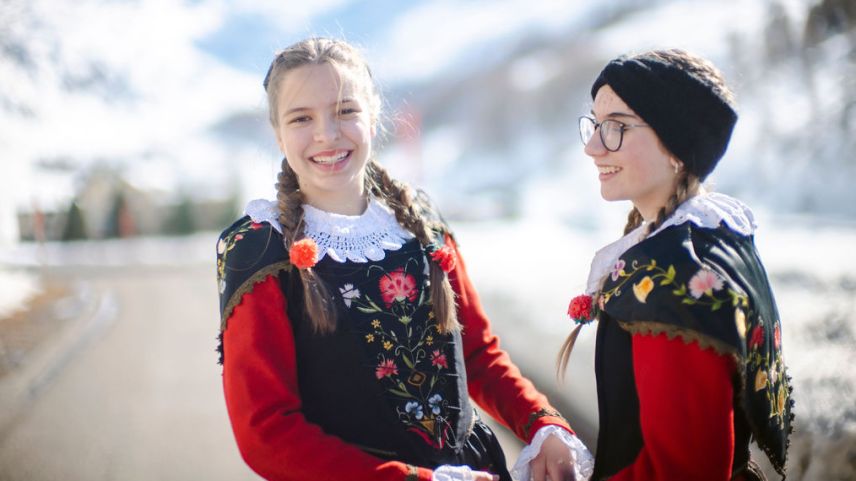 Chalandamarz in der Val Fex. Foto: Katja Meuli