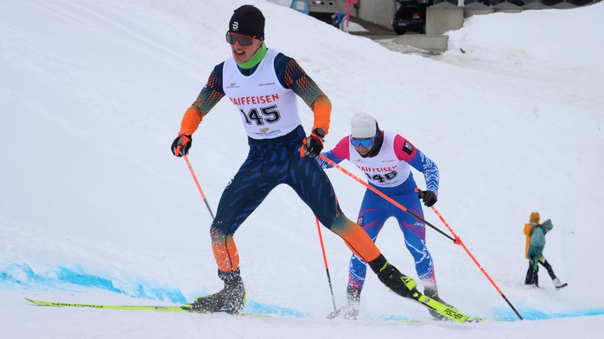 Maximilian Alexander Wanger e Marchet Nesa. Foto: Ladina Cantieni