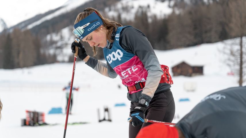 Bereitet sich für ihren zweiten Engadin Skimarathon vor: Nachwuchsläuferin Marina Kälin. Foto: Swiss-Ski