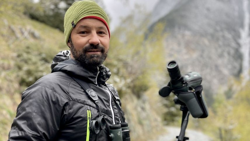 Ueli Nef hat als Projektleiter Engadin bei der Vogelwarte Sempach seinen Traumjob gefunden. Foto: Fadrina Hofmann