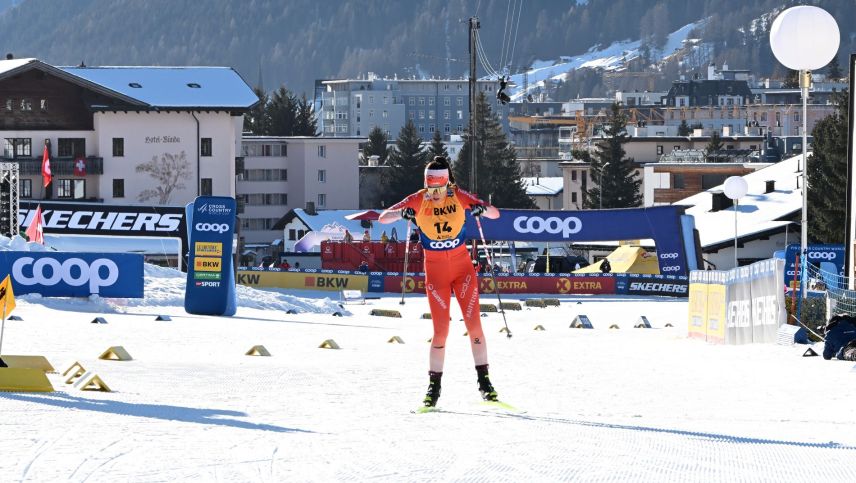 Giuliana Werro fühlte sich vor dem Rennen nicht so gut und hatte mehr erwartet. Foto: Sina Margadant