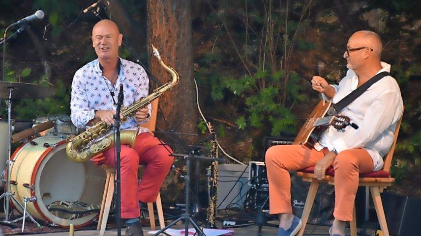 Pius Baumgartner in occasiun dal grand bal da cumpagnia a Samedan (fotografia: Urs Oskar Keller).