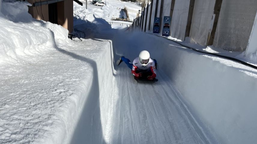 Ein zufriedener Vinzenz Buff kurz vor dem Ziel. Foto: Andrea Gutgsell