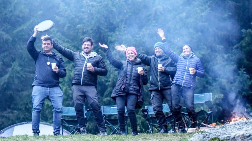 Für gute Laune ist gesorgt. Foto: Jon Duschletta