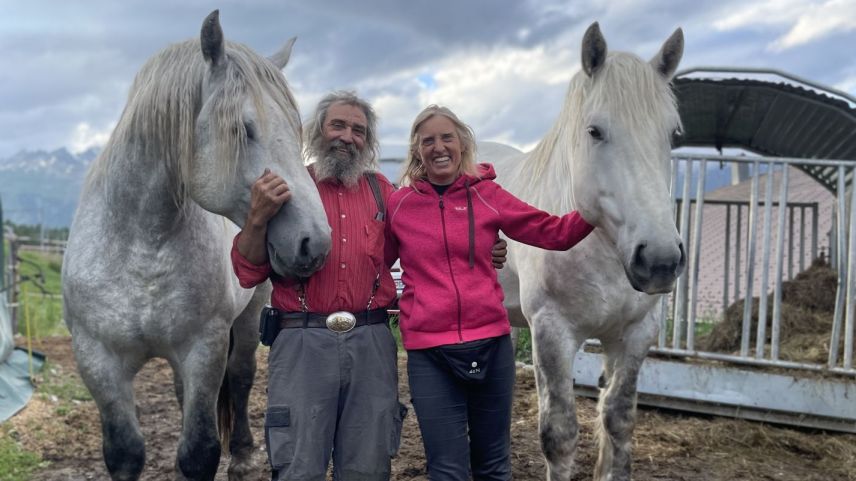 Werner und Gina Wohlwend sind froh, dass die Quarantänezeit gut überstanden ist. Foto: Fadrina Hofmann