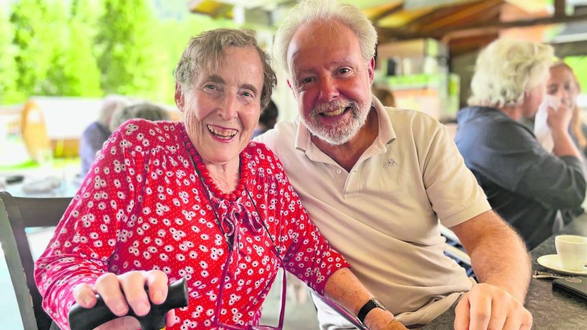 Ida Zisler e Nicola Bardola sun descendents da Randulins da Sent (fotografia: Fadrina Hofmann).