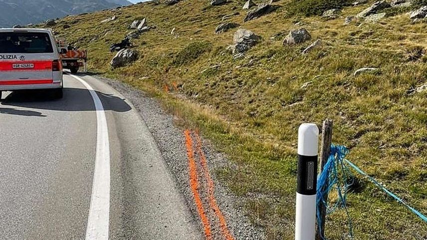Unfallstelle in Pontresina. Foto: Kapo
