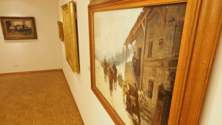 Blick in die aktuelle Sonderschau im Museo Casa Console.
Foto: Marie-Claire Jur