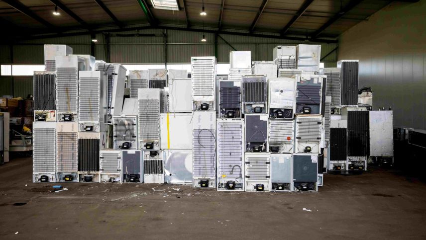 2024 wurden schweizweit über 100 000 Tonnen elektrische und elektronische Geräte recyclet. Foto: SENS eRecycling