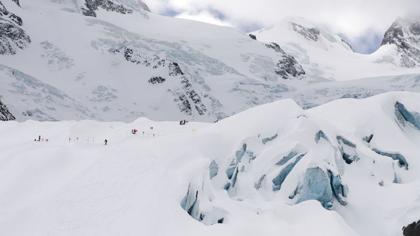 Perfekte Bedingungen herrschten beim Revival des Gletscherrennens. Foto: Jürg Kaufmann