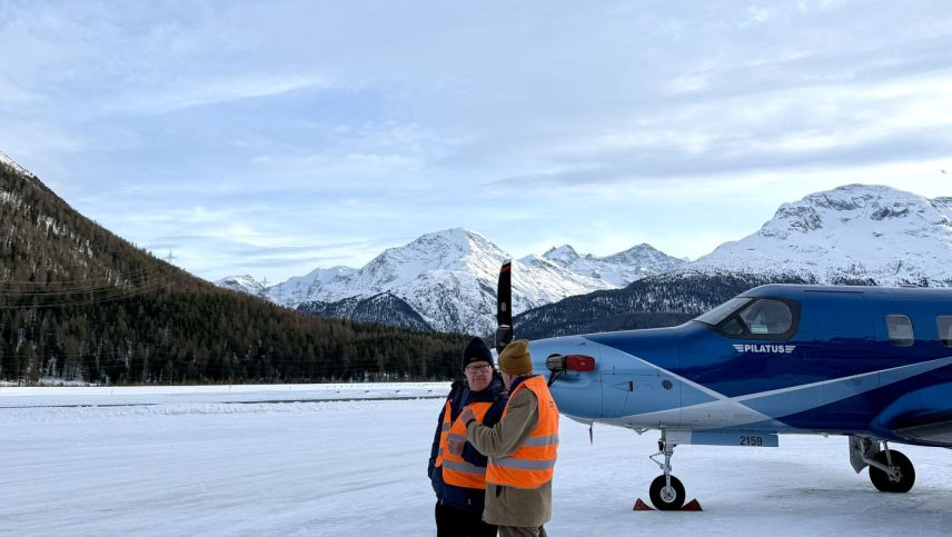 Fachsimpeln unter Kollegen. Foto: Fadrina Hofmann