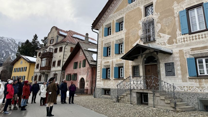 Unterwegs mit Jakob Emanuel Pool. Foto: Fadrina Hofmann