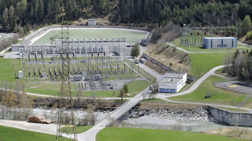 La producziun d’electricità da las Ouvras Electricas Engiadina d’eira sur la media da blers ons (fotografia: Rolf Canal).