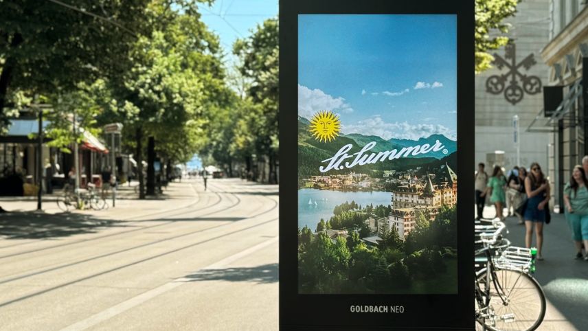 Die Sommerkampagne von St. Moritz Tourismus. Foto: St. Moritz Tourismus