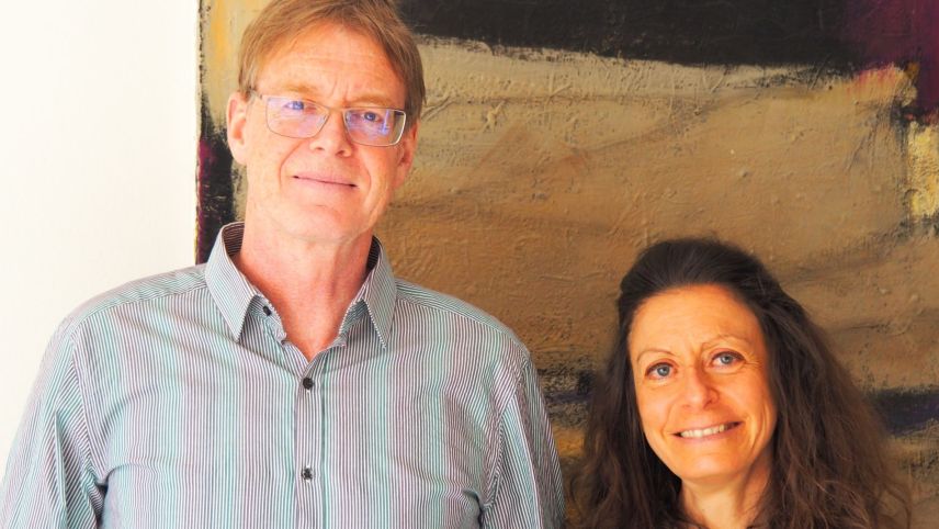 Die Autoren Joachim Jung und Mirella Carbone. Foto: z.Vfg.