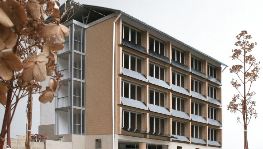 So soll sich das Haus für Einheimische im Zentrum von Pontresina ­präsentieren. Visualisierung: Atelier Candrian Meier