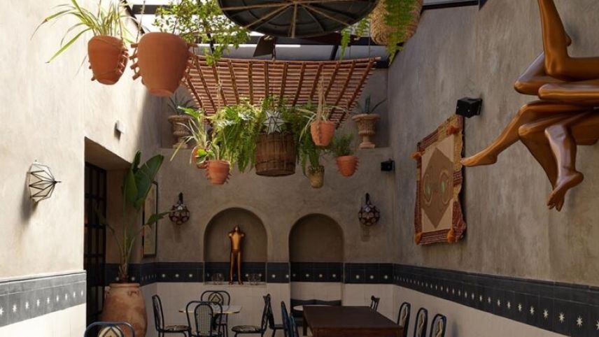 Das Pétanque Social Club in Marrakesch. Foto: Fernando Marroquin