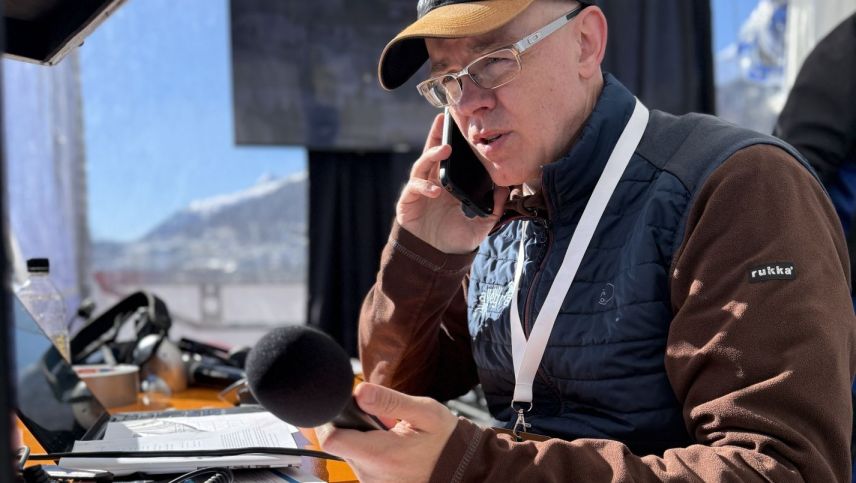 Der Mann hinter der White Turf-Stimme: Markus Monstein. Foto: Fadrina Hofmann